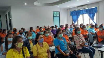 กิจกรรมโครงการปรับเปลี่ยนพฤติกรรมสุขภาพประชาชนกลุ่มเสี่ยงโรคเบาหวานและความดันโลหิตสูง  เมื่อวันที่  30  กันยายน 2562        