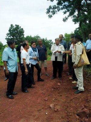 โครงการการกักน้ำในเขตชุมชน (08/08/57)