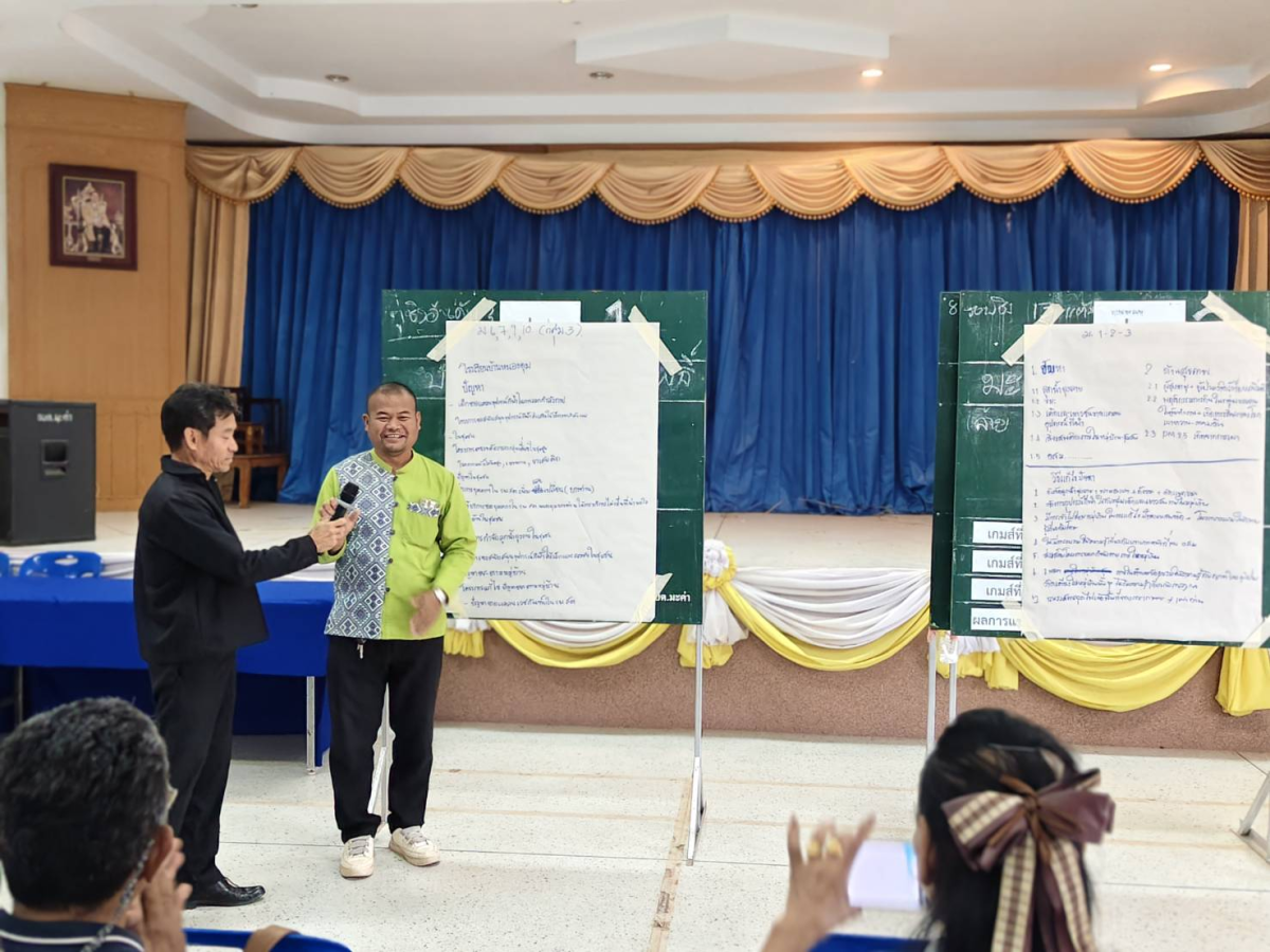 ประชาคมแผนพัฒนาสุขภาพกองทุนหลักประกันสุขภาพ อบต.มะค่า