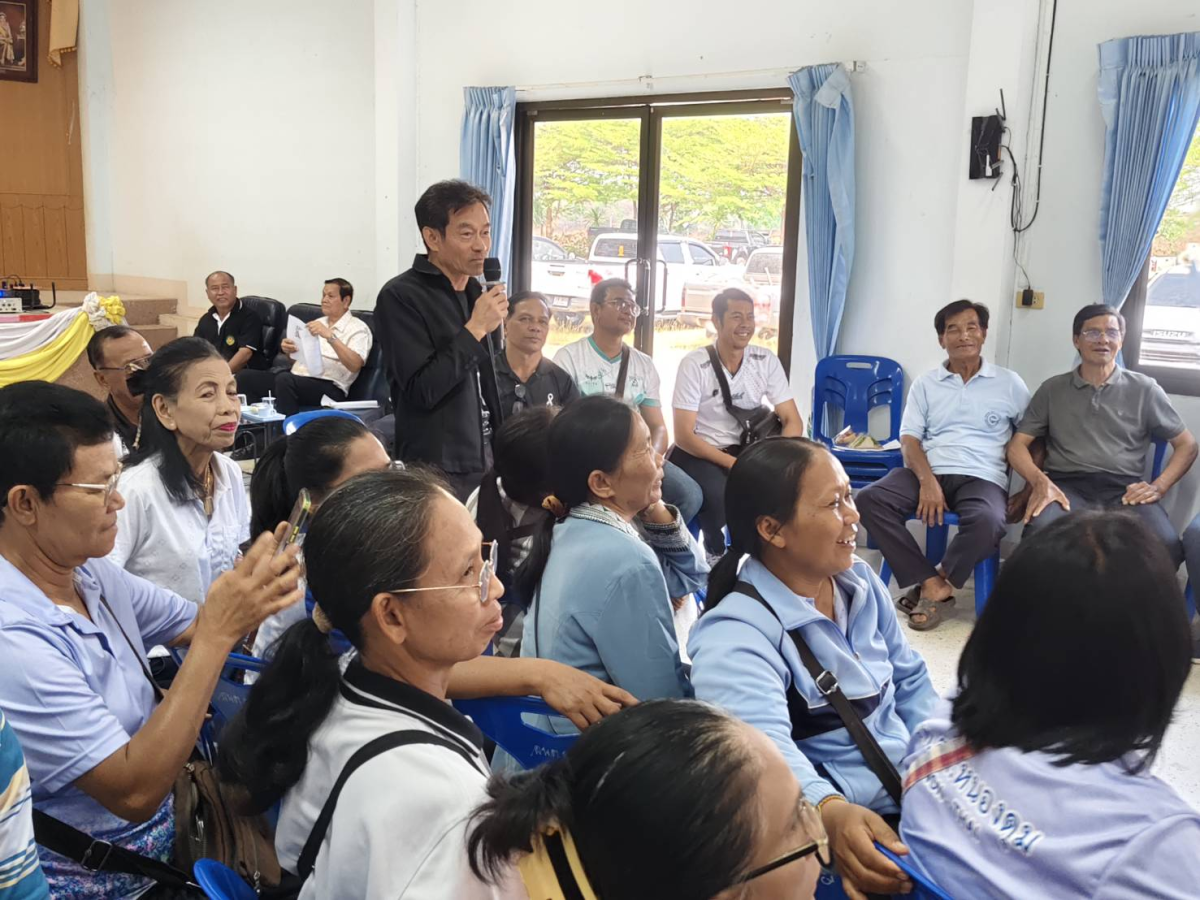 ประชาคมแผนพัฒนาสุขภาพกองทุนหลักประกันสุขภาพ อบต.มะค่า